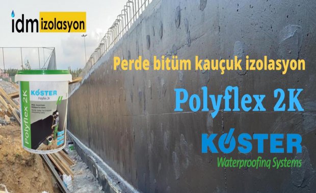 Perde Bitüm Kauçuk İzolasyon uygulama